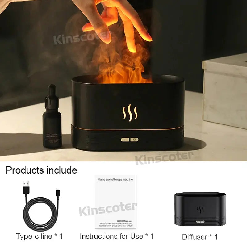 Flame Mist Aroma Diffuser - Epic.Wish.Gifts