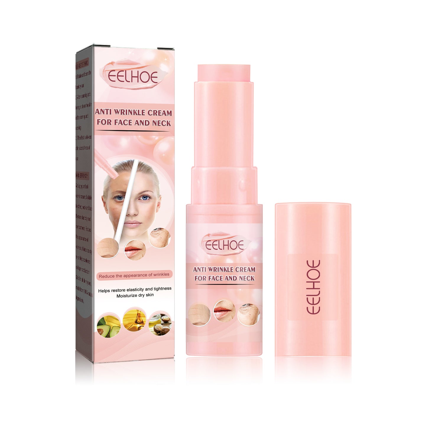 EELHOE Anti-Aging Cream Stick Hydrating, Firming, Anti-Fine Lines, Age Repairing Skin Care Cream Stick Doba
