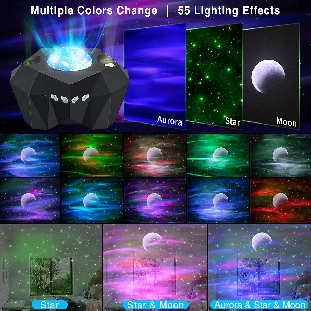 Northern Lights Star Projector - Epic.Wish.Gifts