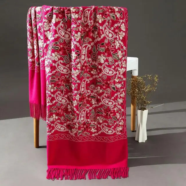 Pashmina Women Shawls Embroidery Epic.Wish.Gifts