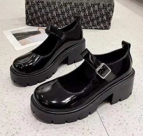 Vintage Japanese Style Black Shoes - Epic.Wish.Gifts