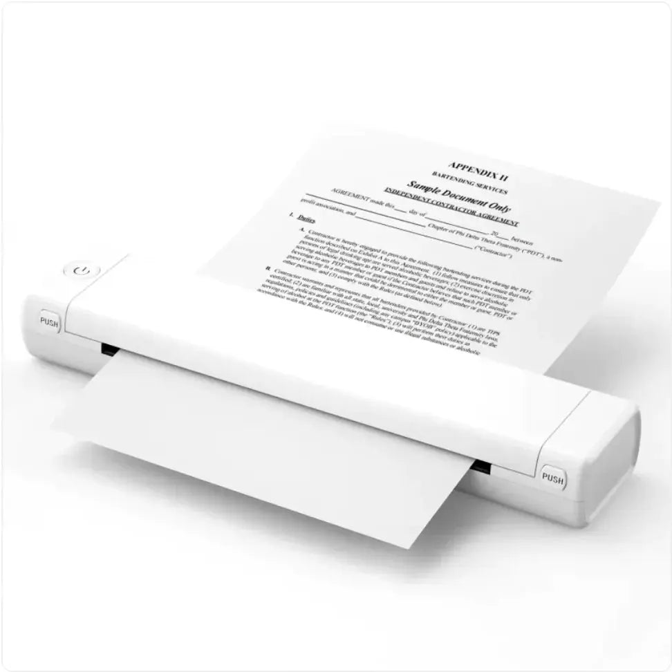 A4 Portable Wireless Bluetooth Thermal Printer for Travel & Mobile - Epic.Wish.Gifts