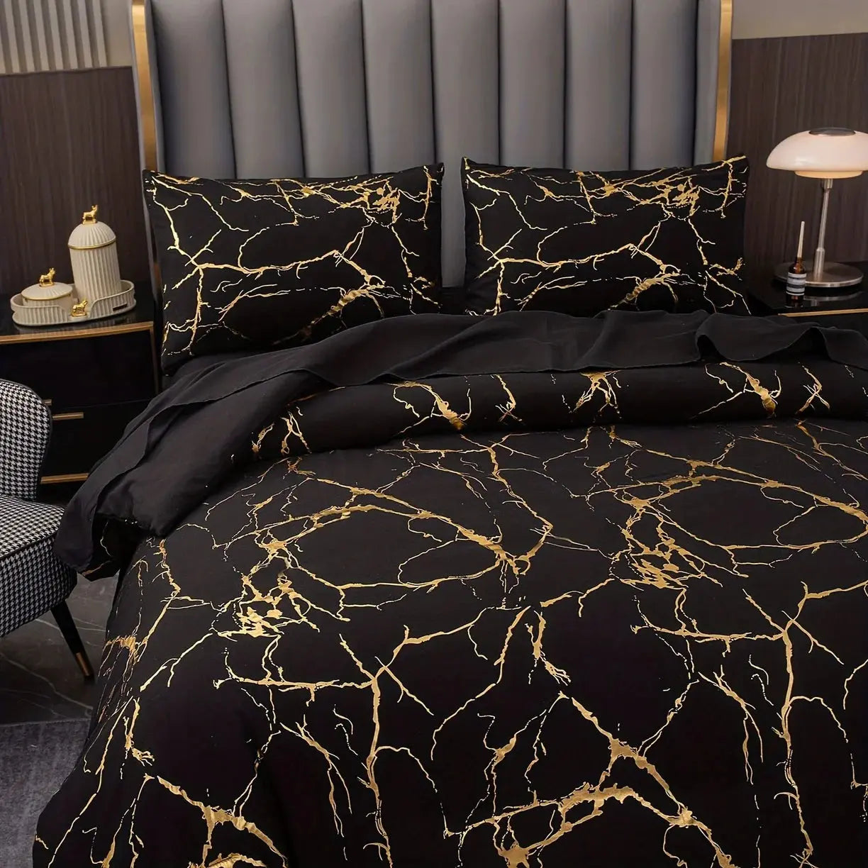 Three-piece Gilding Quilt Cover For Home Use - Epic.Wish.Gifts