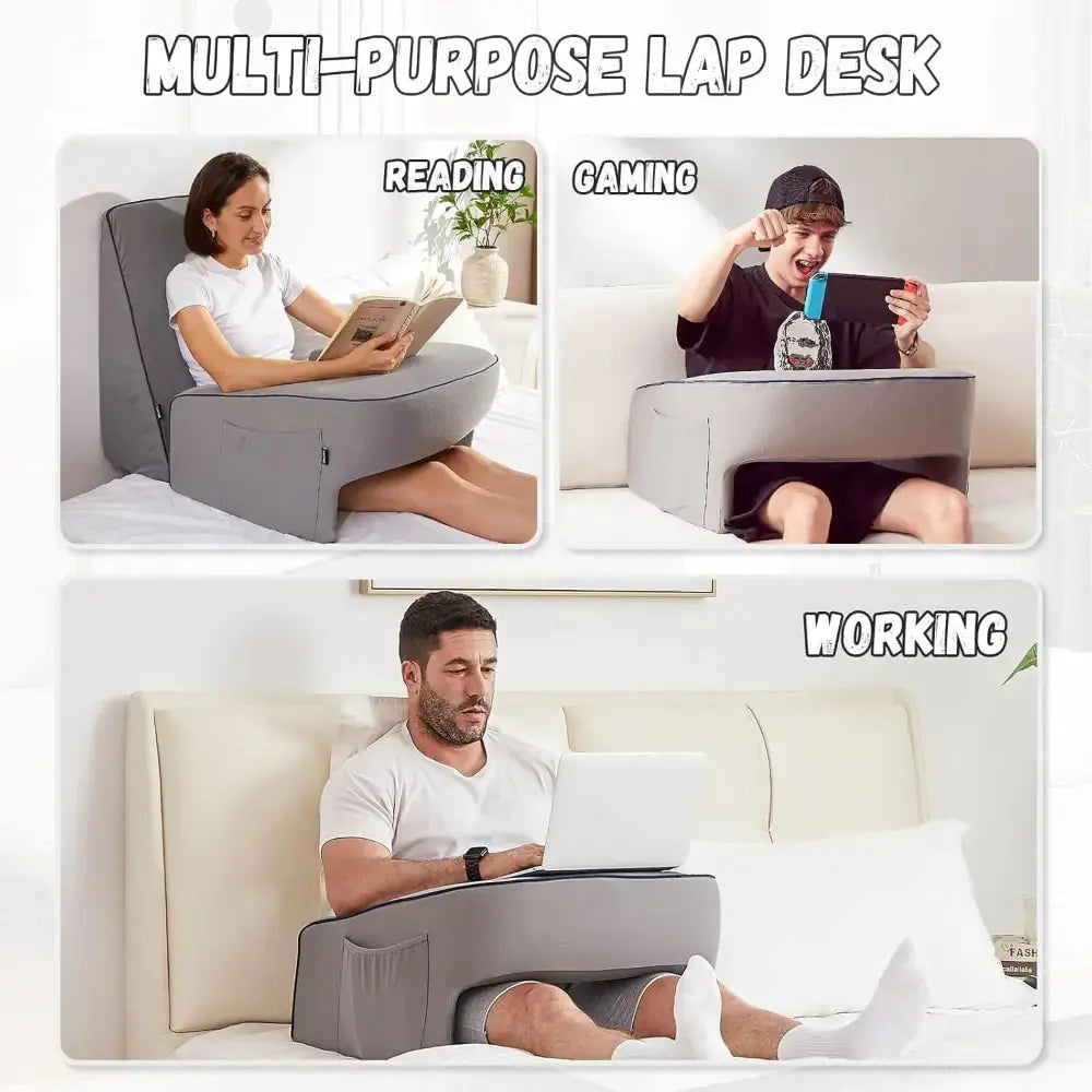 Multi Purpose Memory Foam Lap Desk with Arm Rests - Epic.Wish.Gifts