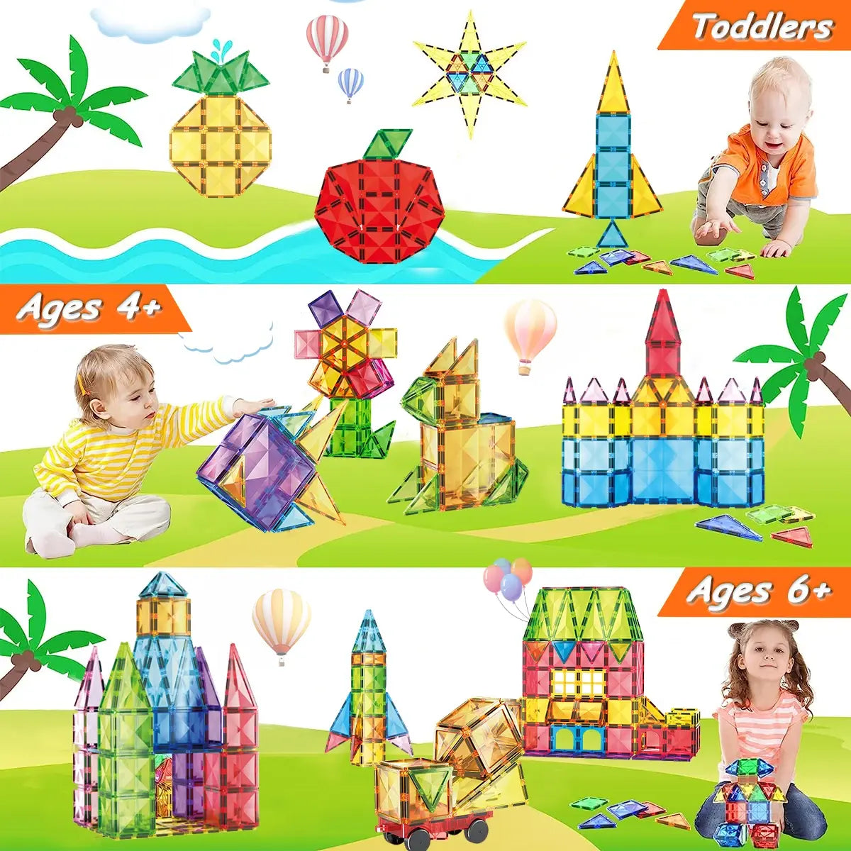 Magnetic Blocks Toys For Kids Epic.Wish.Gifts