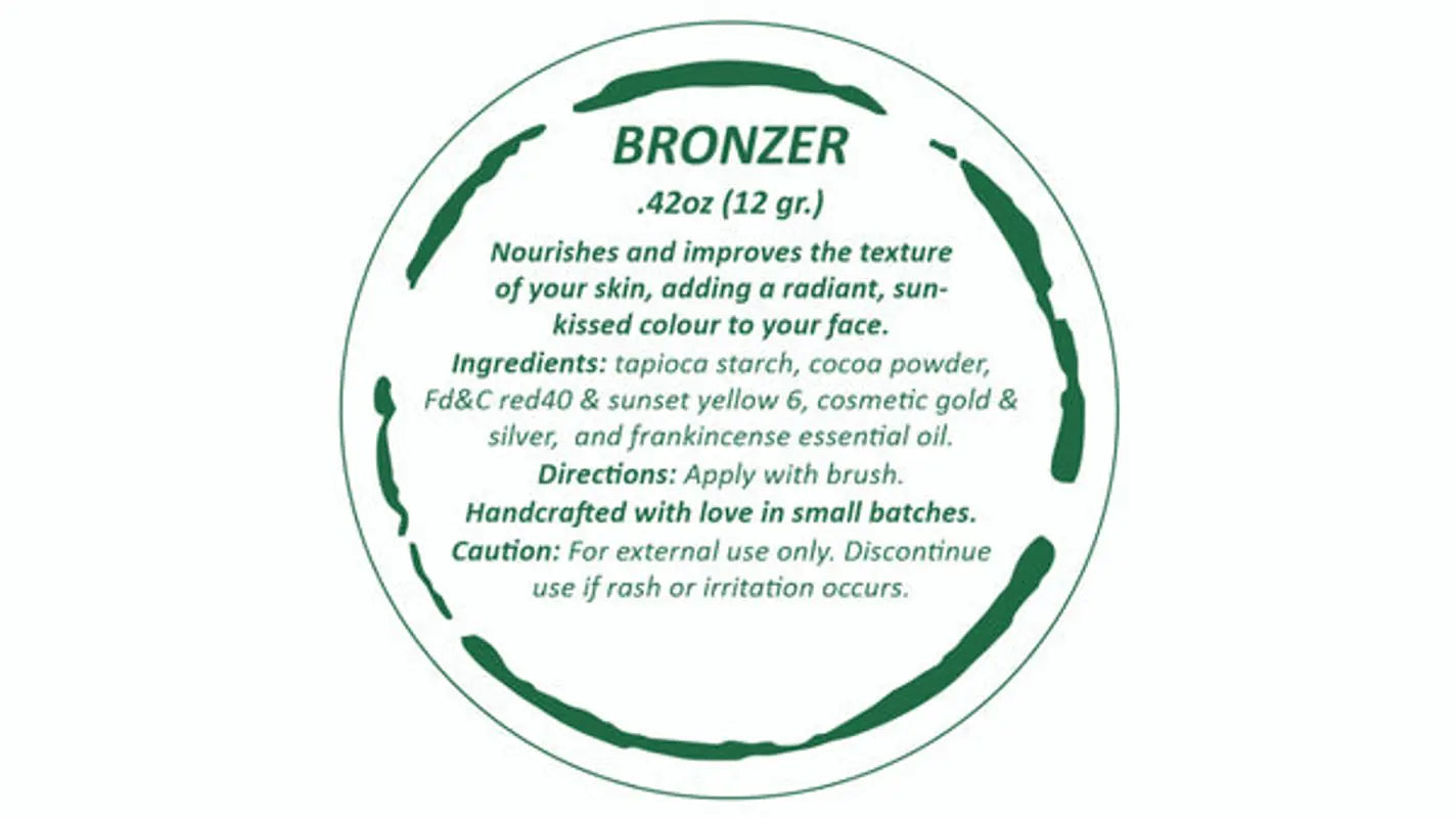 All-Natural Bronzer Loose Powder. Eco-Friendly. Epic.Wish.Gifts