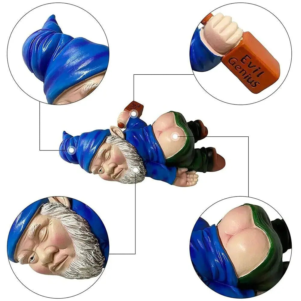 Drunk Dwarf Garden Gnome Decoration Drunken Ornament Decor Yard Patio Lawn US - Epic.Wish.Gifts