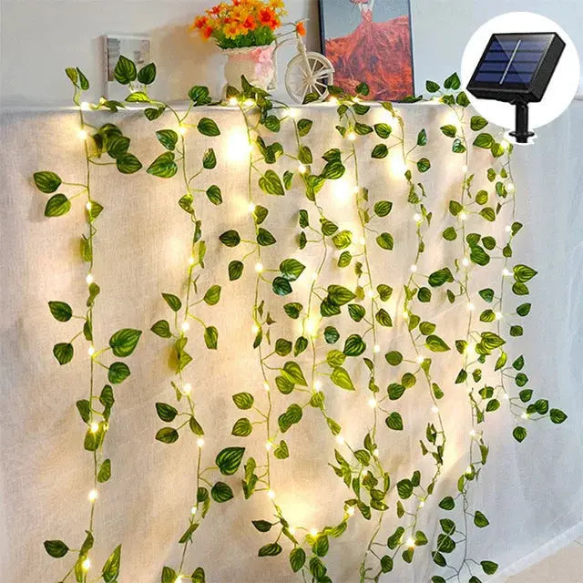 Flower Green Leaf String Lights Artificial Vine Fairy Lights - Epic.Wish.Gifts