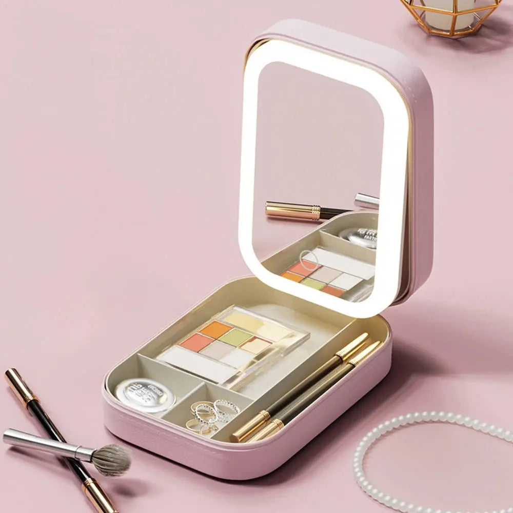 LED Mirror Makeup Storage Box - Epic.Wish.Gifts