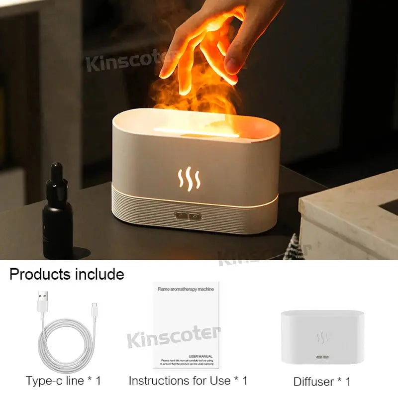 Flame Mist Aroma Diffuser - Epic.Wish.Gifts