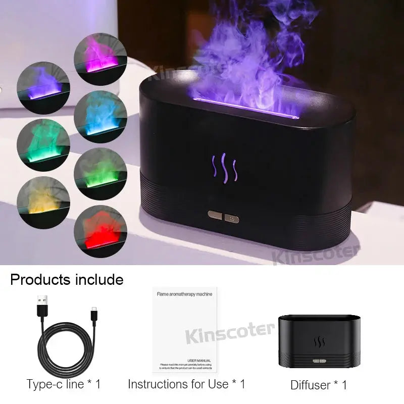 Flame Mist Aroma Diffuser - Epic.Wish.Gifts