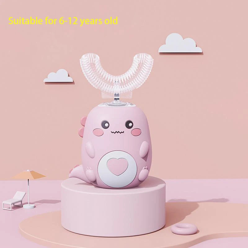 Cartoon Kids 360° Sonic U-Shaped Toothbrush BALASHOV Official Store