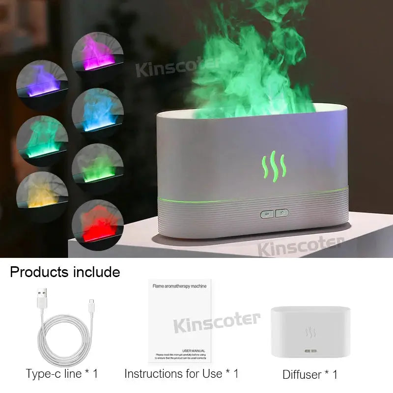 Flame Mist Aroma Diffuser - Epic.Wish.Gifts