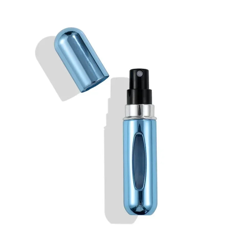 Candy Color Mini Travel Portable Bottom Filling Perfume Bottle - Refillable Fine Mist Spray Beauty Spring Store