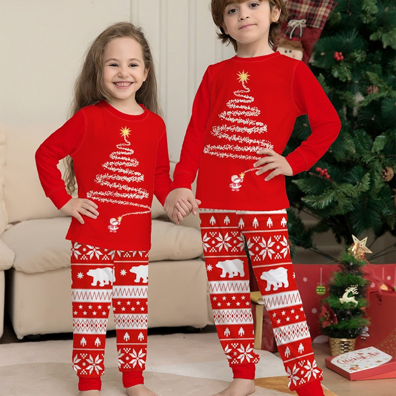 Couple Family Christmas Pajamas Gourd doll Official Store