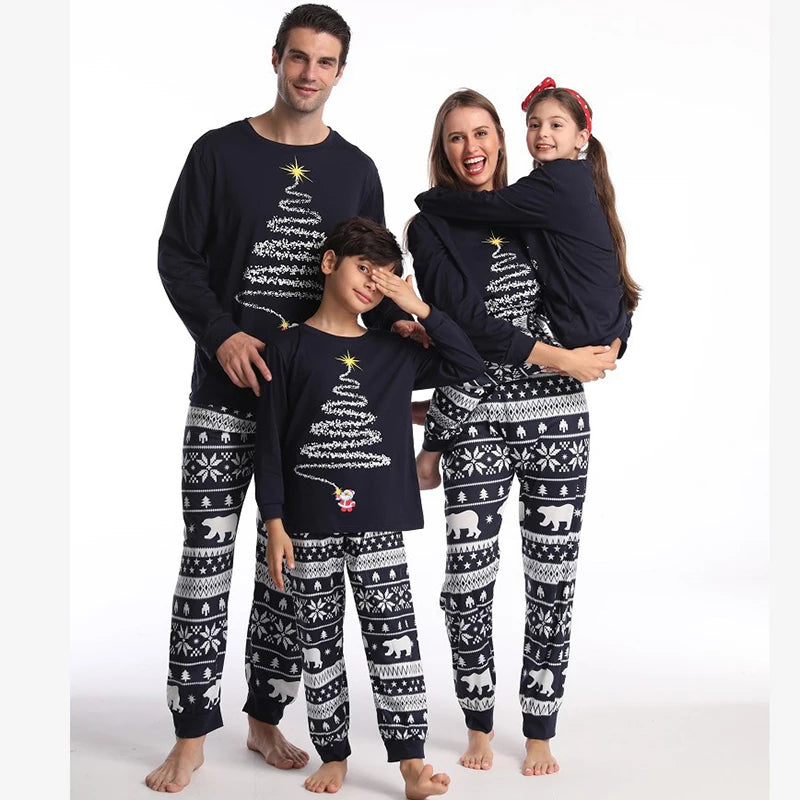 Couple Family Christmas Pajamas Gourd doll Official Store
