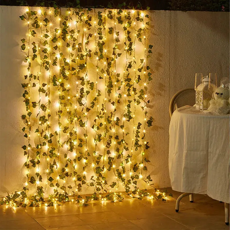 Flower Green Leaf String Lights Artificial Vine Fairy Lights - Epic.Wish.Gifts