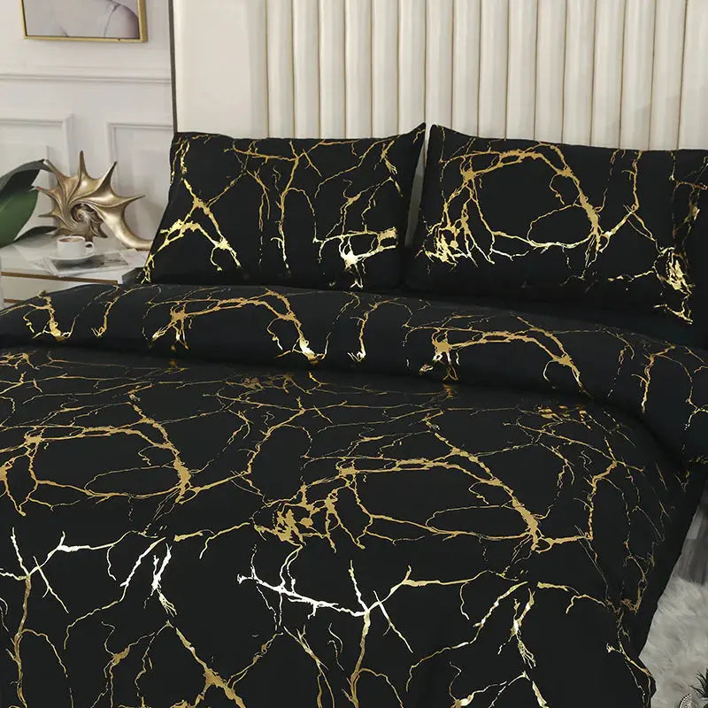 Three-piece Gilding Quilt Cover For Home Use - Epic.Wish.Gifts