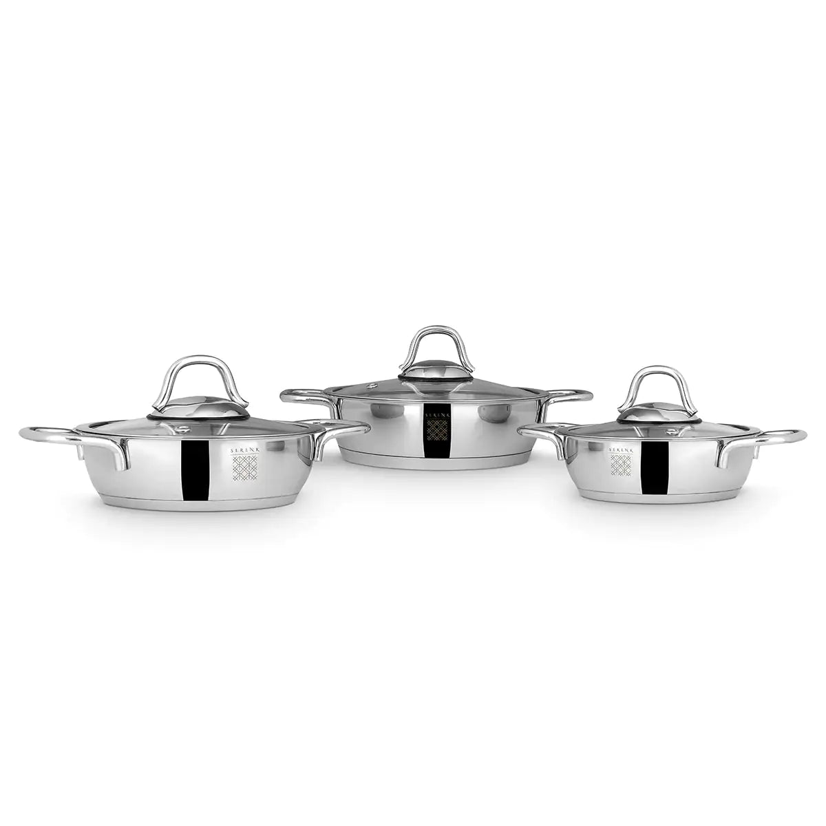 Serenk Definition 6 Pieces Stainless Steel Egg Pan Set Epic.Wish.Gifts
