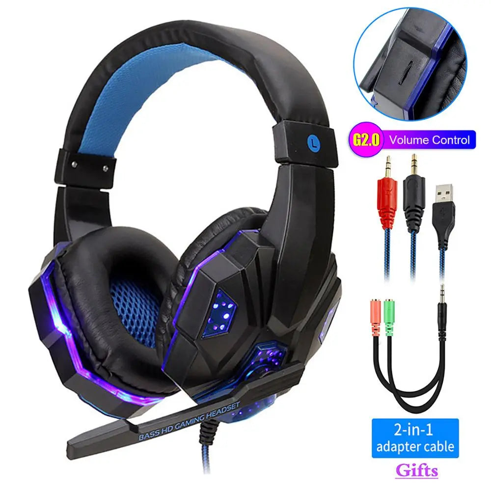 Led Light Wired Gamer Headset - Epic.Wish.Gifts