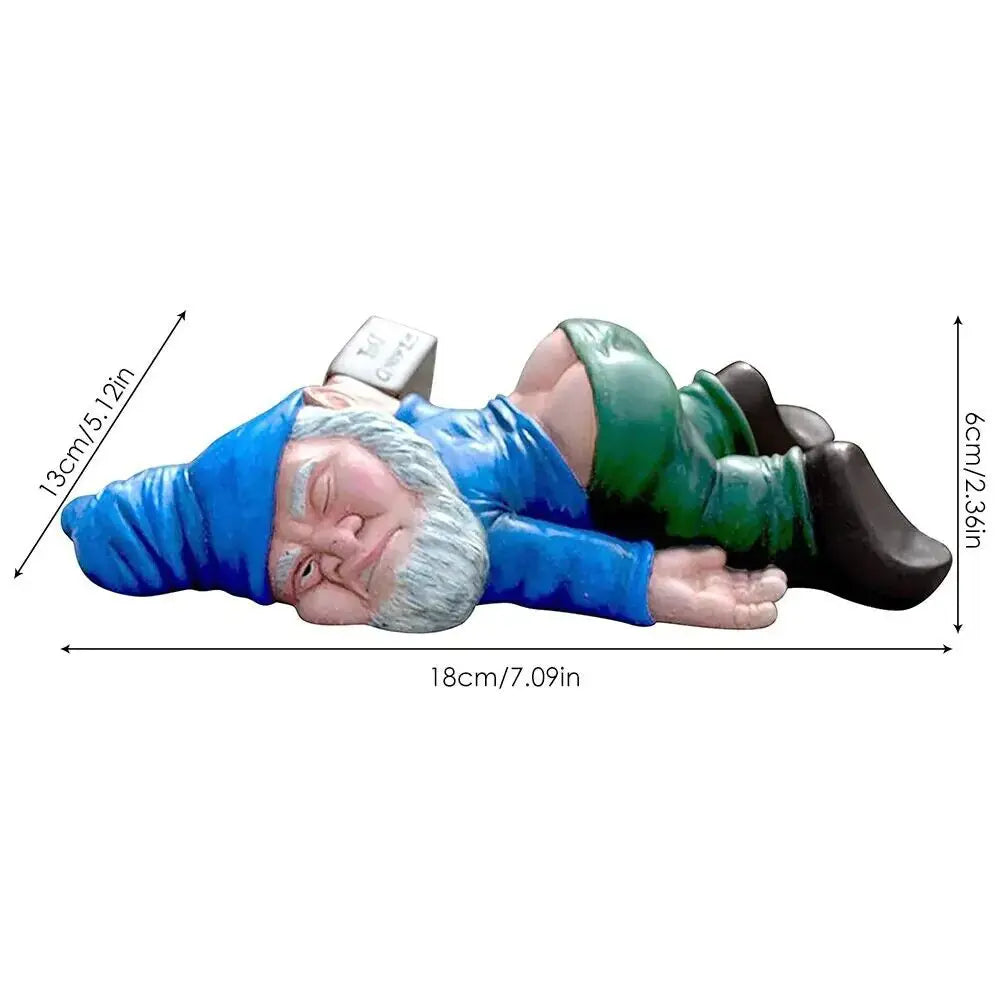 Drunk Dwarf Garden Gnome Decoration Drunken Ornament Decor Yard Patio Lawn US - Epic.Wish.Gifts