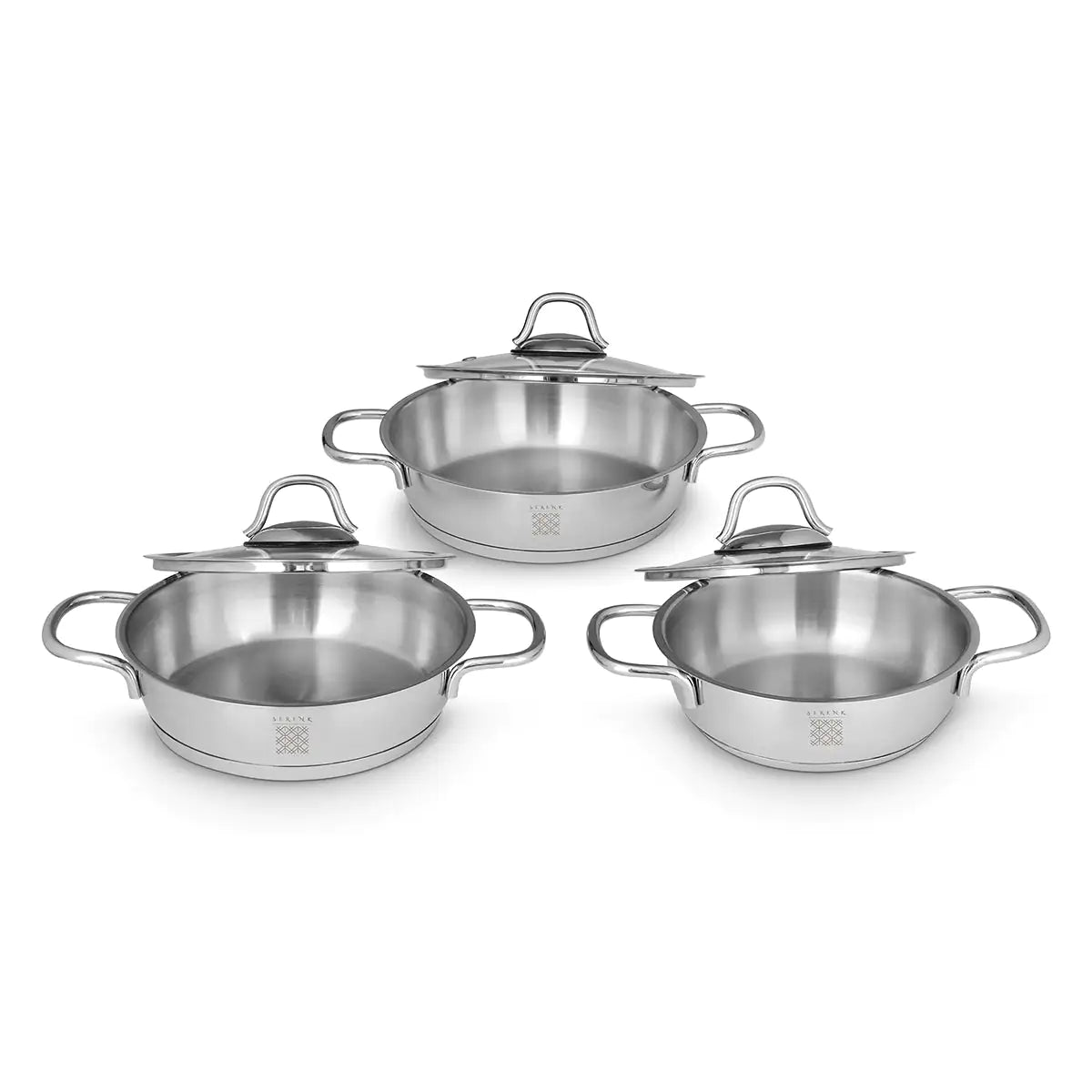 Serenk Definition 6 Pieces Stainless Steel Egg Pan Set Epic.Wish.Gifts