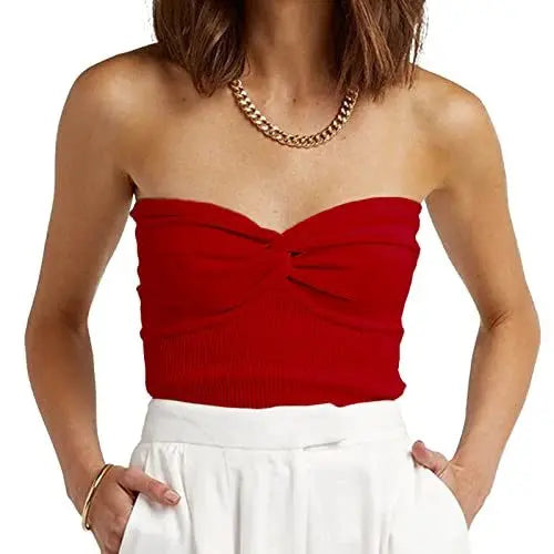 Womens Strapless Crop Top - Epic.Wish.Gifts