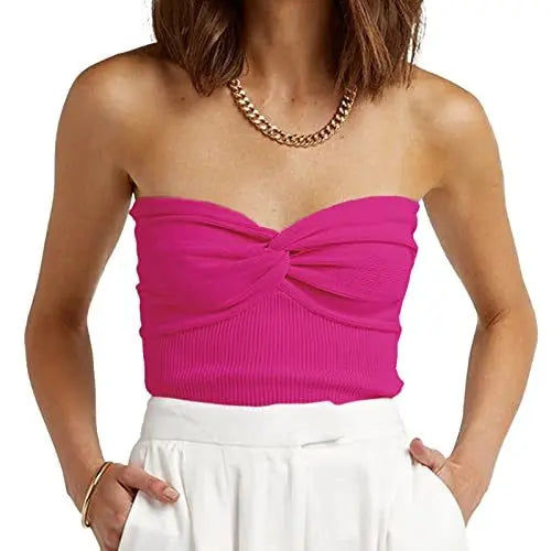 Womens Strapless Crop Top - Epic.Wish.Gifts