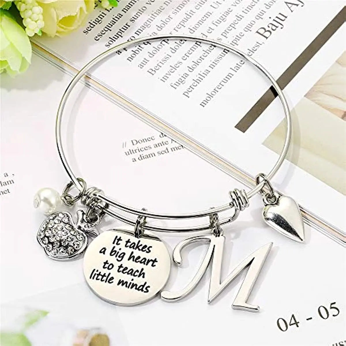 M MOOHAM Teacher Gifts for Women, Teacher Bracelet Teacher Appreciation Gifts End of Year Teacher Gifts for Teachers on Teachers Day - Epic.Wish.Gifts
