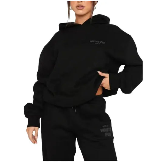 Hoodie-white Fox Outerwear -two Pieces - Epic.Wish.Gifts