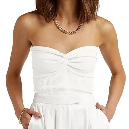 Womens Strapless Crop Top - Epic.Wish.Gifts