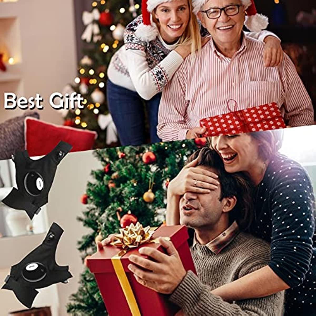 LED Flashlight Gloves; Valentines Day Gifts for Men Him Boyfriend Husband; Cool Gadget Hands-Free Lights for Camping Fishing Repairing; Fathers Day Christmas Birthday Gift Doba