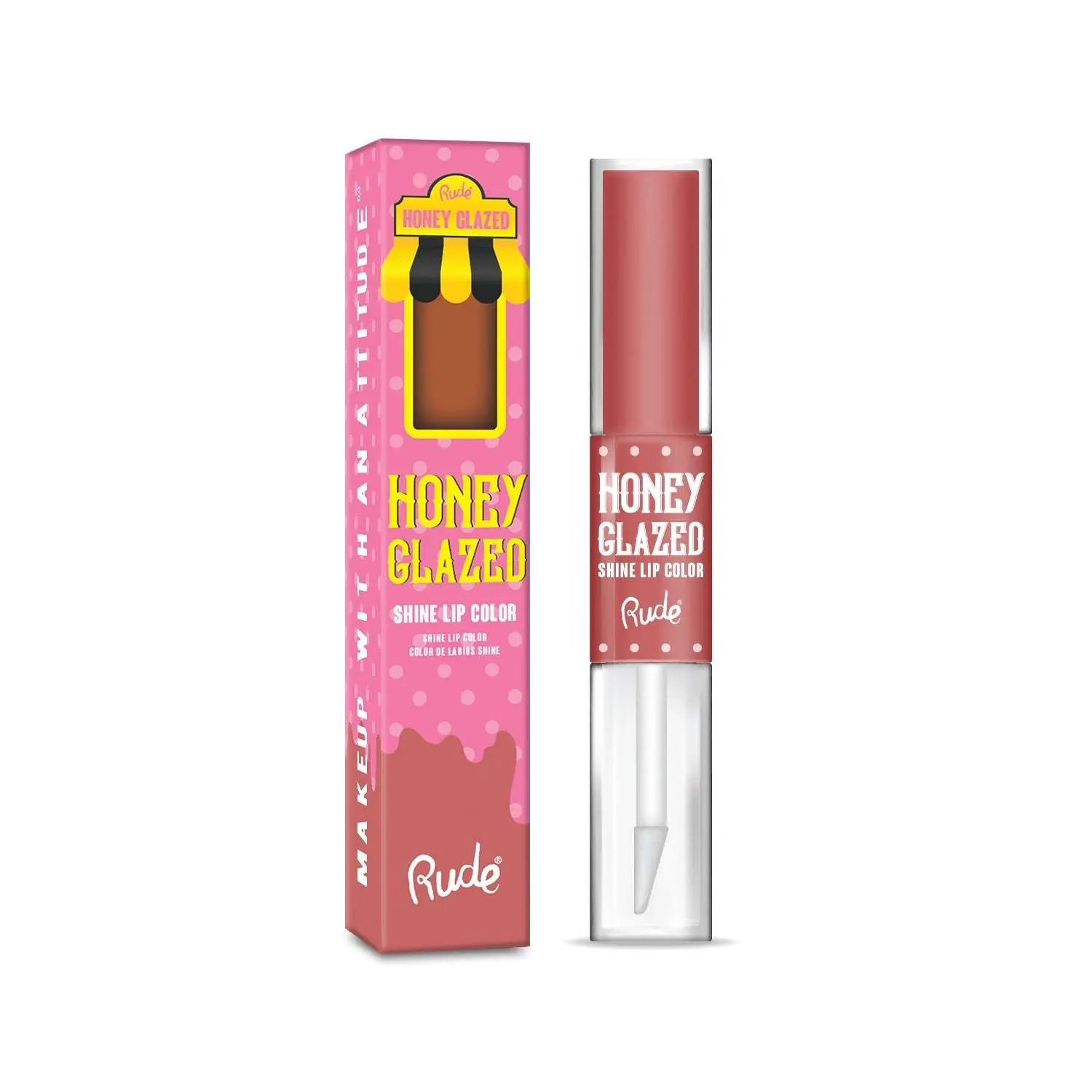 RUDE Honey Glazed Shine Lip Color - Epic.Wish.Gifts