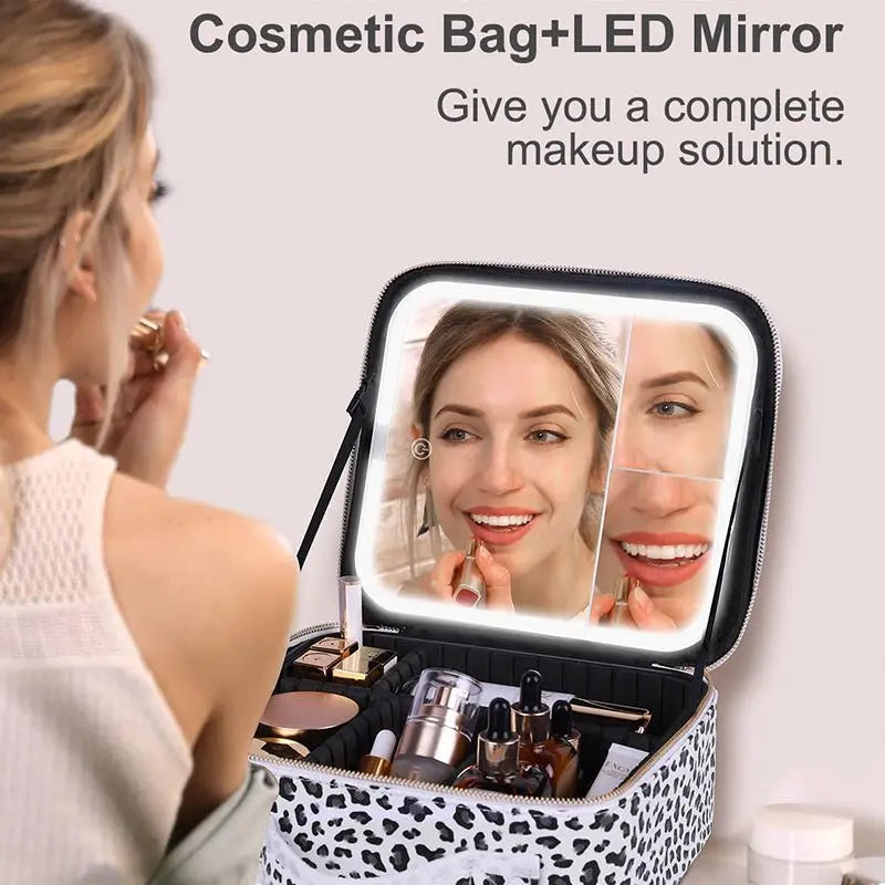 Make-up Accessories Travel Makeup Bag With Light Up Mirror - Epic.Wish.Gifts