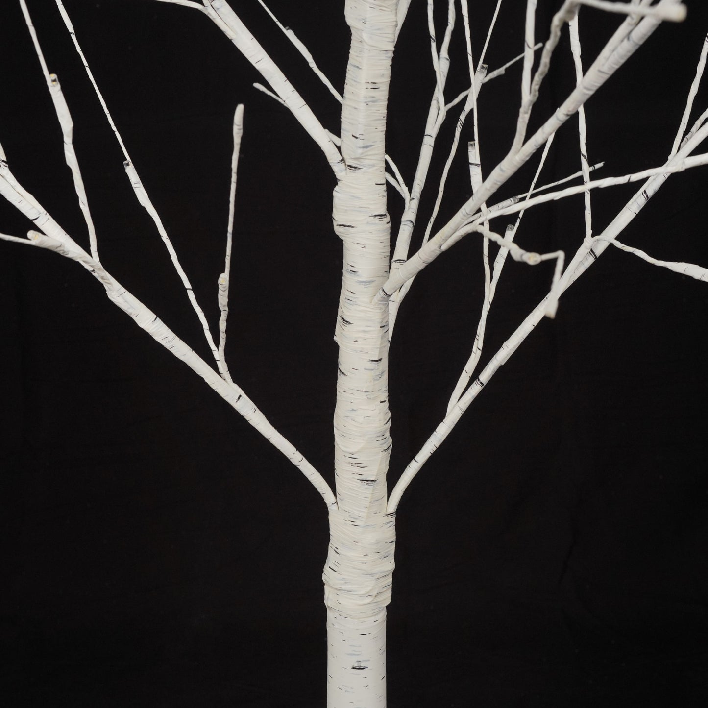 Set of Lighted Birch Tree,4FT 48 LED/5FT 72 LED/6FT 96 LED Artificial Tree with Warm White Lights,Christmas Tree Doba