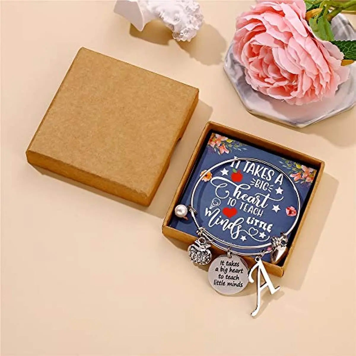 M MOOHAM Teacher Gifts for Women, Teacher Bracelet Teacher Appreciation Gifts End of Year Teacher Gifts for Teachers on Teachers Day - Epic.Wish.Gifts