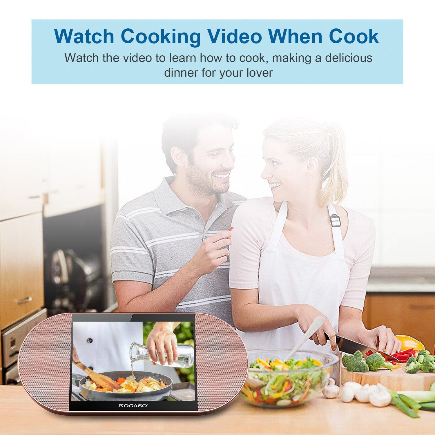 7in Touch Screen Android Tablet PC w/ 25W Wireless Speaker Quad Core Front Camera Micro USB Doba