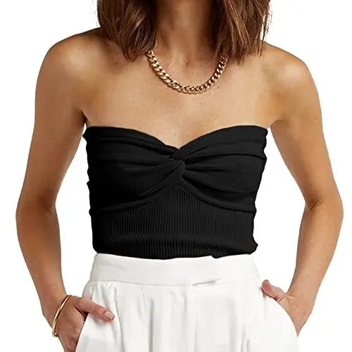 Womens Strapless Crop Top - Epic.Wish.Gifts