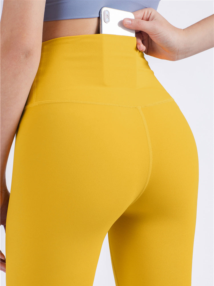 Brand Yoga Pants Hidden Pockets At Waist Fitness Sports Leggings Women Sportswear Stretchy Pants Gym Push Up Workout Clothing Doba