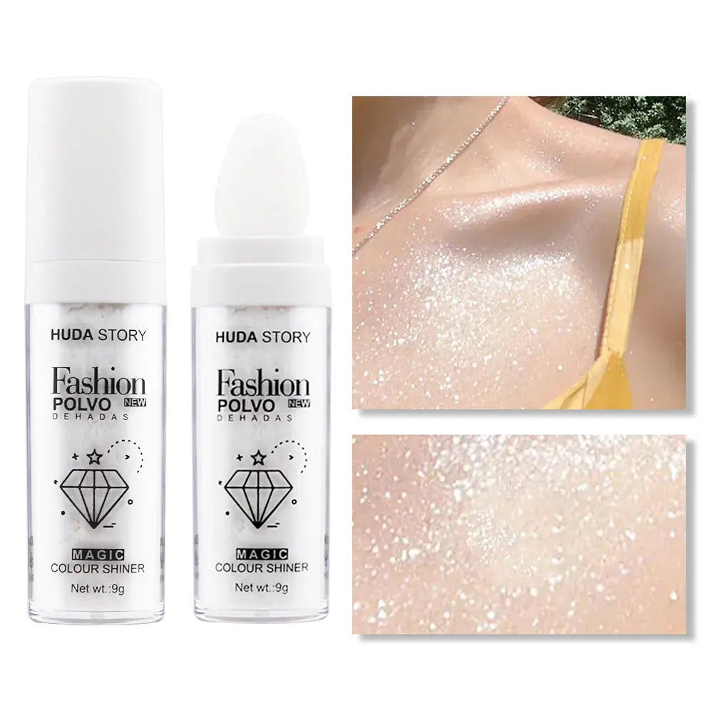 Fairy Dust Highlighting Powder - Full Body Pearlescent Glitter for Face and Eyes, Sparkling Halloween Body Glitter - Epic.Wish.Gifts