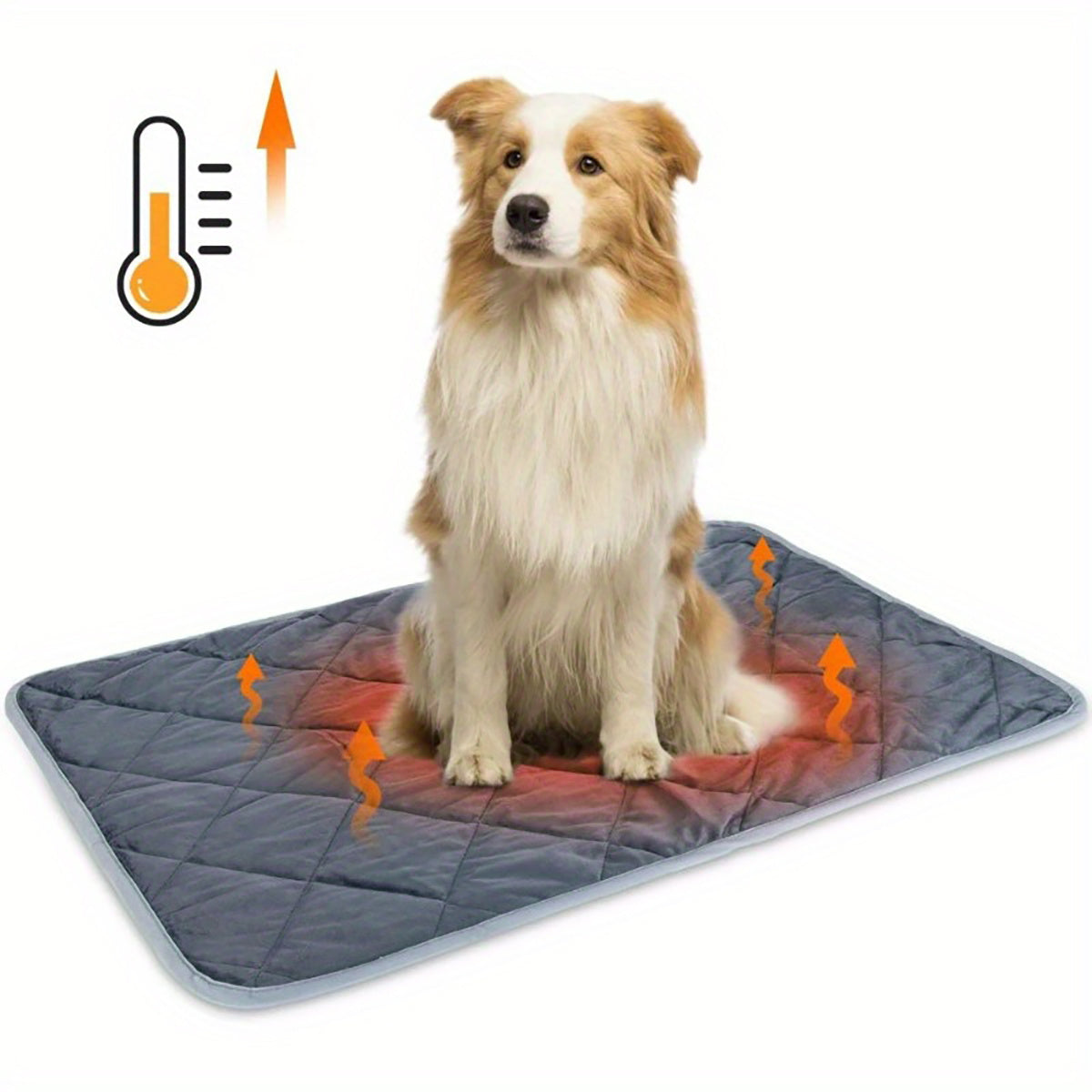 Dog Cat Bed, Cat Dog Non-Slip Mat, Extra Warm Thermal Pet Pad Self-Heating Cat Mat Warm Thermal Pet Pad Washable Dog Crate Pad Heat Dog Cat Bed Mat Blanket Non-Slip Bottom For Outdoor And Indoor Pets Doba