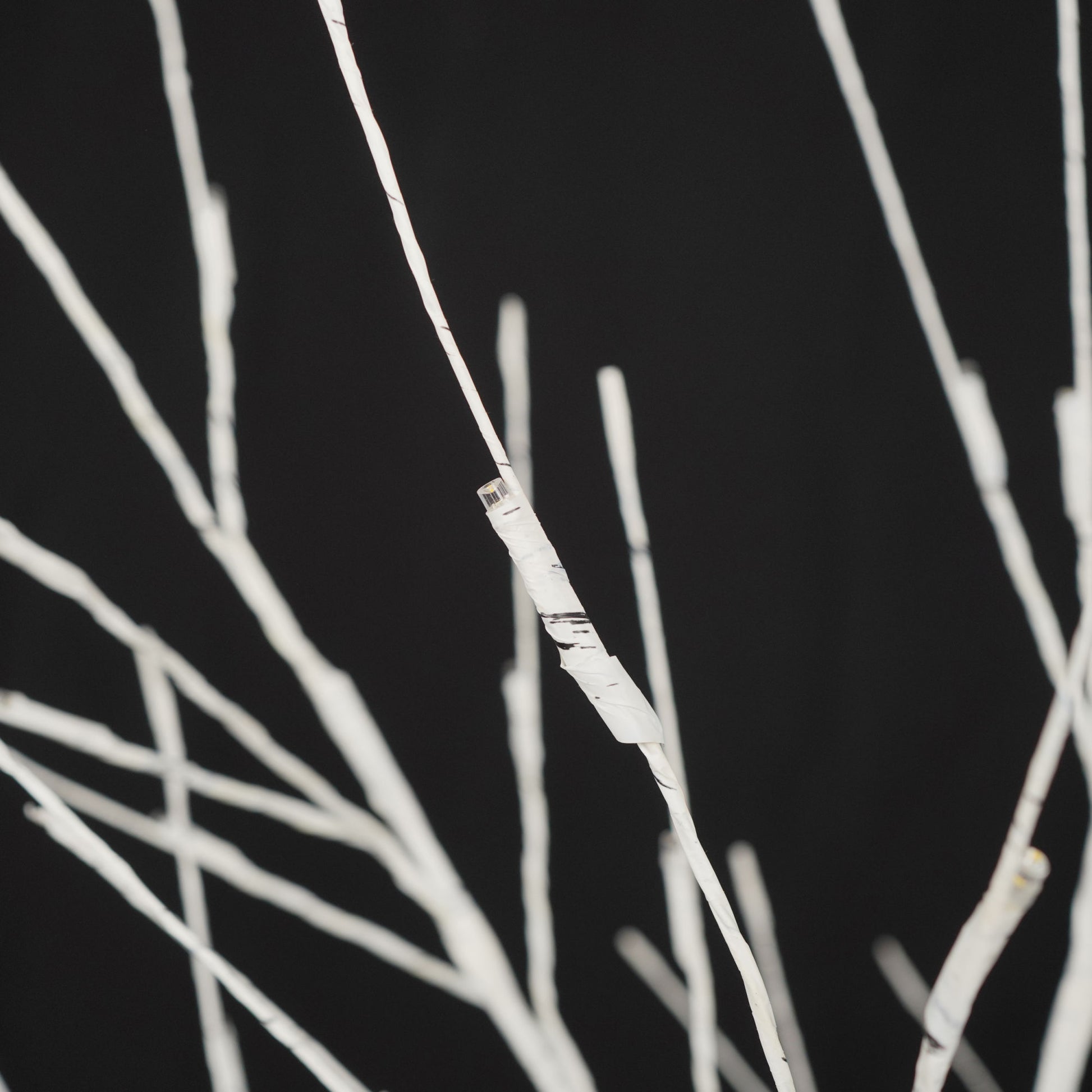 Set of Lighted Birch Tree,4FT 48 LED/5FT 72 LED/6FT 96 LED Artificial Tree with Warm White Lights,Christmas Tree Doba