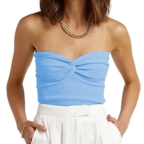 Womens Strapless Crop Top - Epic.Wish.Gifts