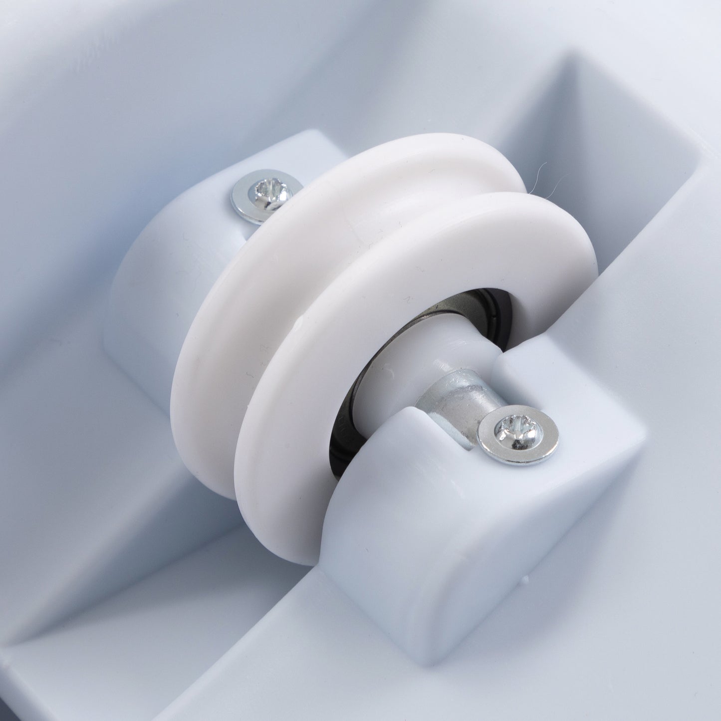 Cat Running Wheel, Small Animal Exercise Treadmill w/ Locking Mechanism, Carpet Runway, Cat Teaser Toy, Indoor, White Gray Doba