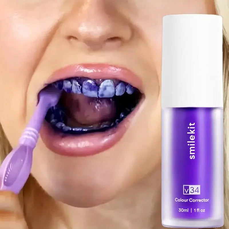 V SmileKit Purple Toothpaste Top Skin-Beauty Store
