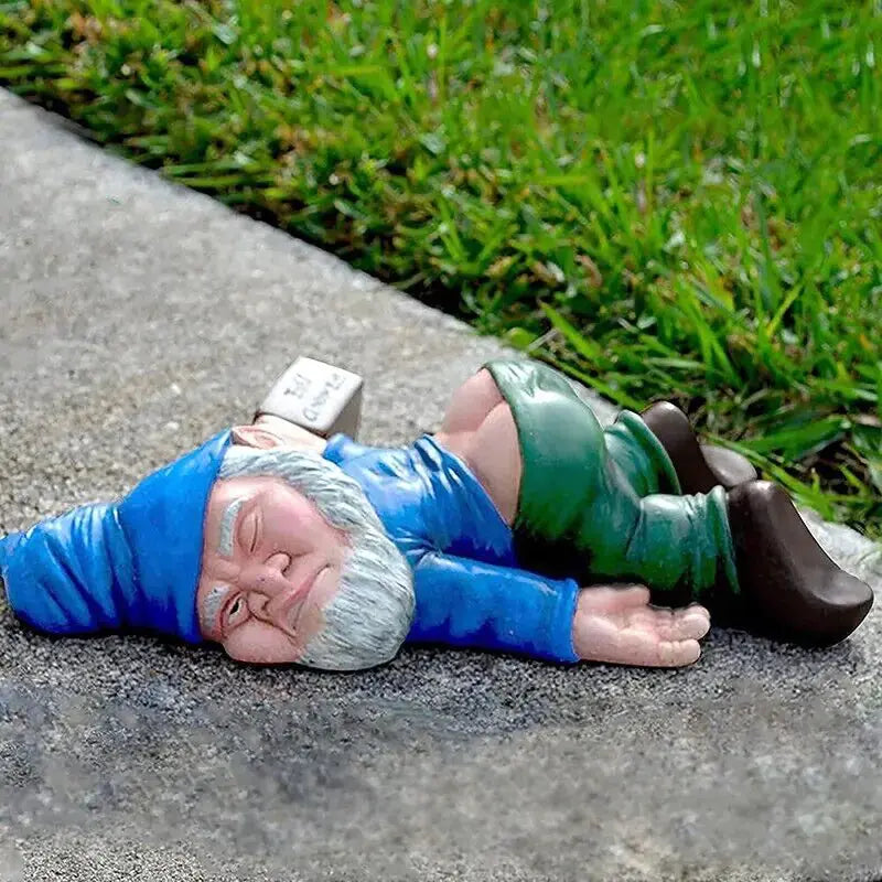 Drunk Dwarf Garden Gnome Decoration Drunken Ornament Decor Yard Patio Lawn US - Epic.Wish.Gifts