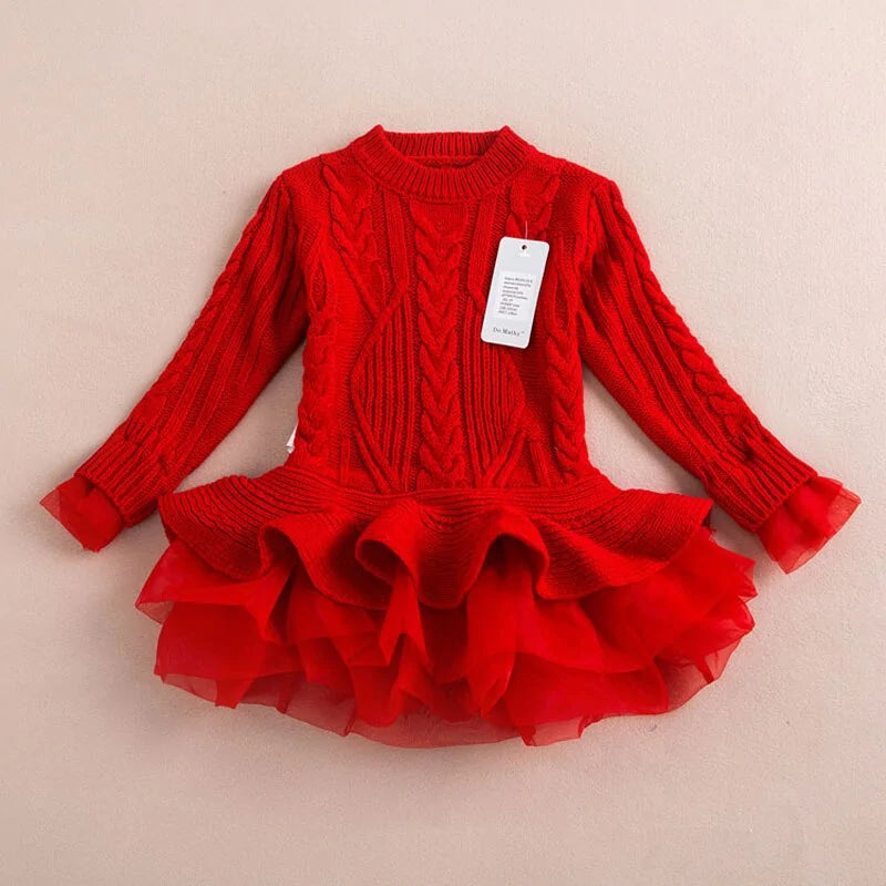 Kids Winter Knitted Chiffon Epic.Wish.Gifts