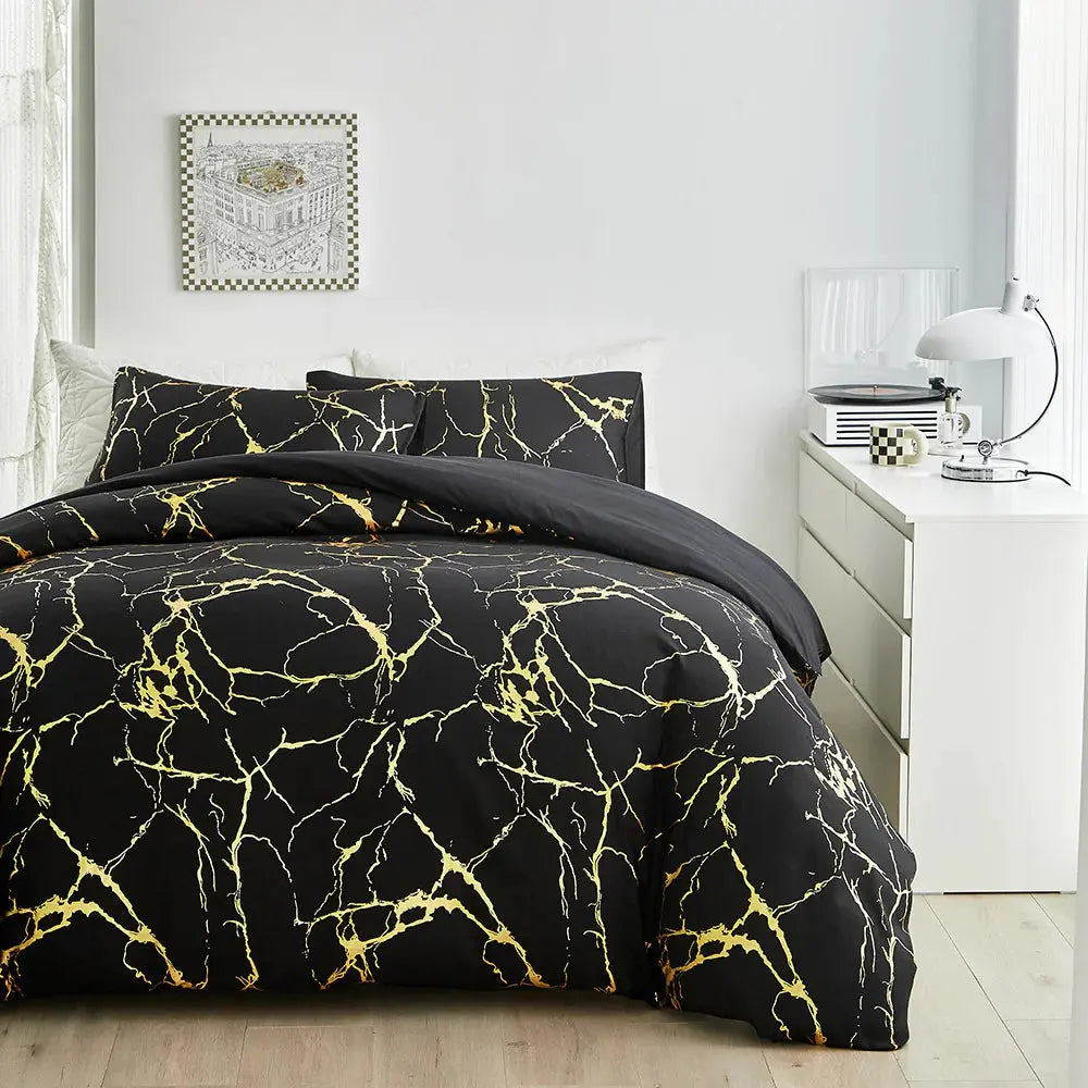 Three-piece Gilding Quilt Cover For Home Use - Epic.Wish.Gifts