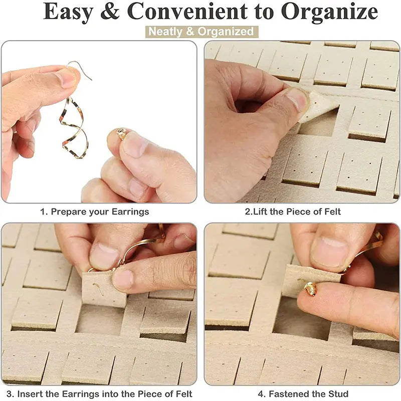 Chic Jewelry Organizer: Stylish Wall-Mounted Storage for Necklaces, Rings, Earrings, and Bracelets - Epic.Wish.Gifts