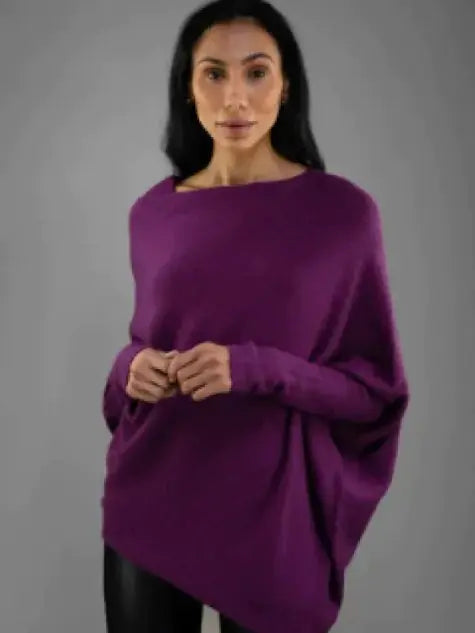 Off One Side Shoulder Knitted Sweater Epic.Wish.Gifts